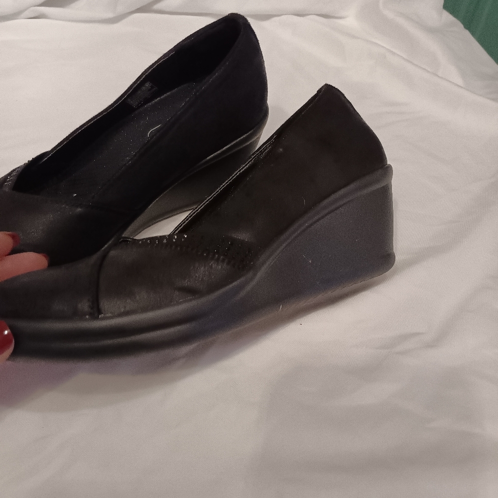 Skechers Air Cooled Memory Foam Ladies Wedges - Picture 4 of 14